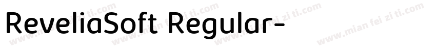 ReveliaSoft Regular字体转换